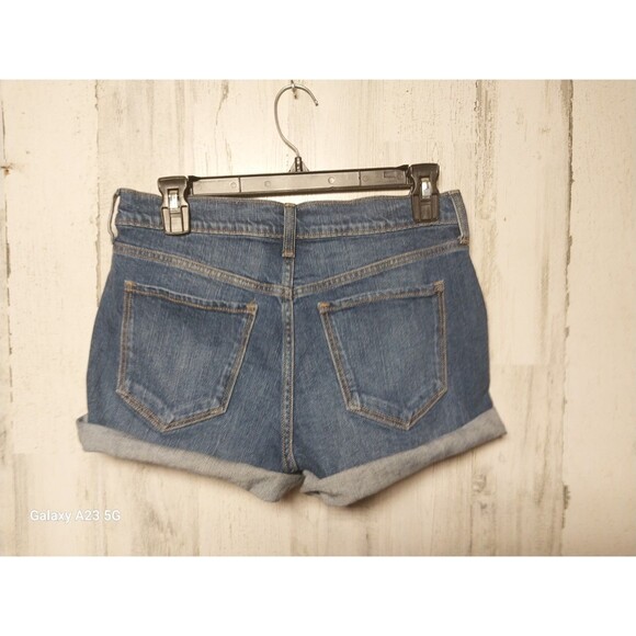 OLD NAVY Lot 2 BOYFRIEND Destroyed/Distressed DENIM Blue Jean CUT-OFFS SHORTS 2 - Picture 3 of 11